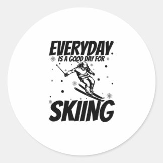 スキーヤー | Apres-skiスキーゲレンスバケーションギフト ラウンドシール