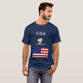スキーヤー Tシャツ (正面フル)