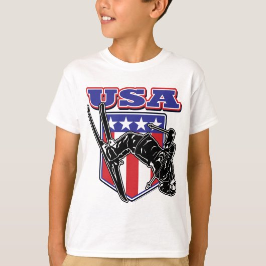 スキーヤーUSA Tシャツ (正面)