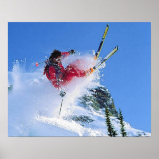 スキーリゾート，ルーマニア， Piana Brasov，トリック ポスター