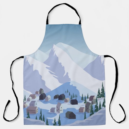 スキーリゾート：ヴィンテージマウンテンランドスケープ エプロン (正面)