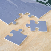 スキーリゾート：ヴィンテージマウンテンランドスケープ ジグソーパズル (側面)