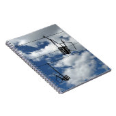 スキーリフトと空 ノートブック (右側)