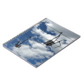 スキーリフトと空 ノートブック (左側)