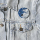 スキーリフトと空 缶バッジ (インサイチュ)