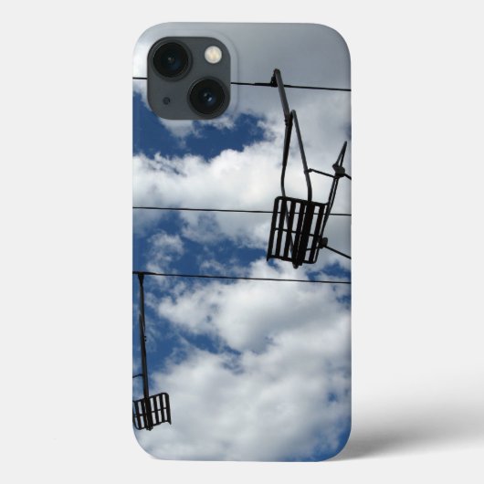 スキーリフトと空 Case-Mate iPhoneケース (裏面)