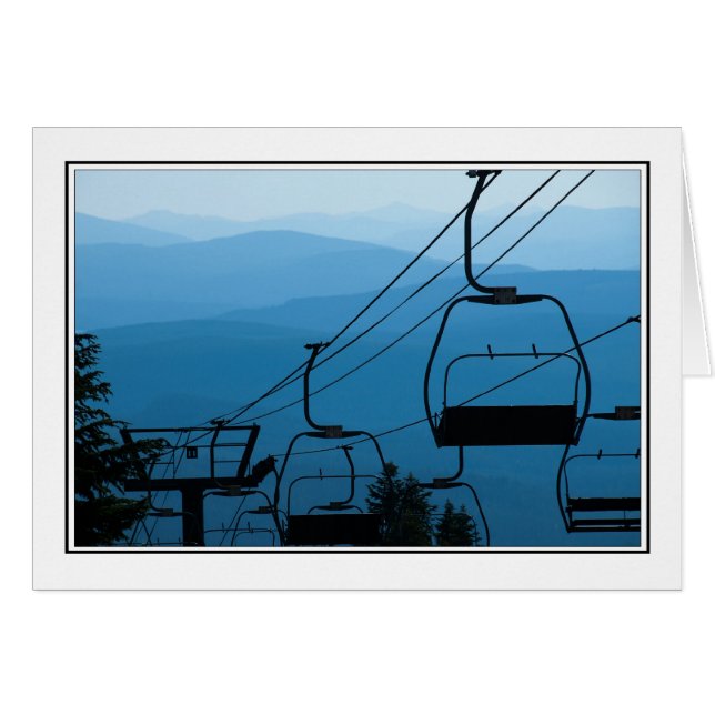 スキーリフト (正面横)