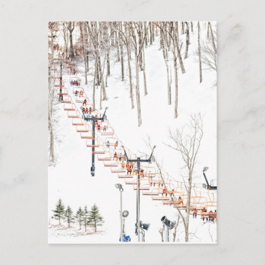 スキーリフト ポストカード (正面)