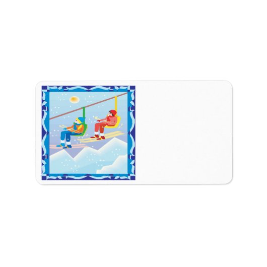 スキーリフト ラベル (正面)