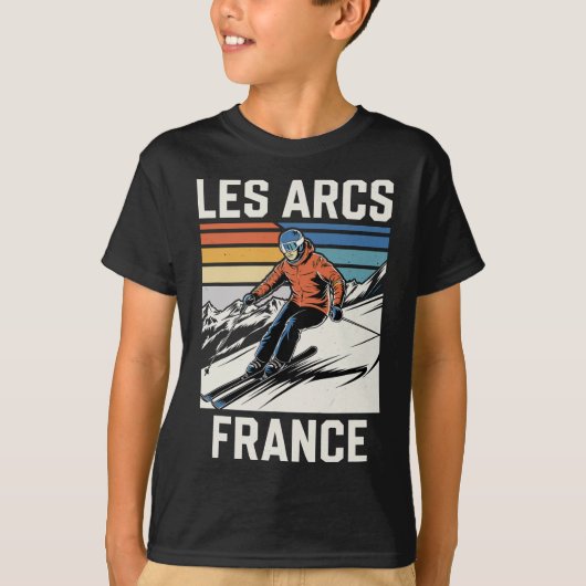 スキーレアーカスフランス Tシャツ (正面)