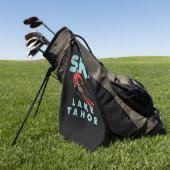 スキーレイクタホ ゴルフタオル (グリーン)