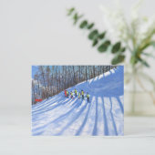 スキーレッスンティニュフランス ポストカード (スタンド正面)