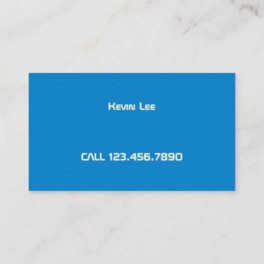 スキーレッスン 名刺 (裏面)