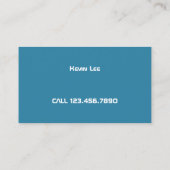 スキーレッスン 名刺 (裏面)