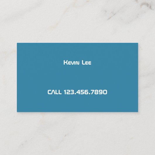 スキーレッスン 名刺 (裏面)