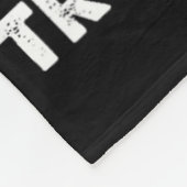 スキーレトロスポーツ女性トライ雪スポーツ フリースブランケット (角)