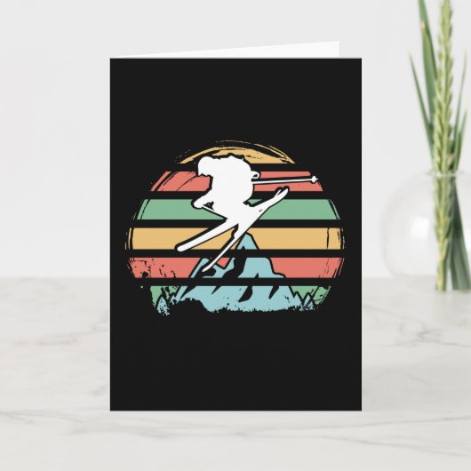 スキーレトロ カード (正面)