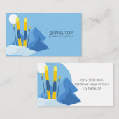 スキーレンタルテンプレート 名刺 (正面/裏面)