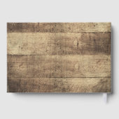 スキーレンタルハウス素朴ウッドカスタムマウンテン ゲストブック (裏面)