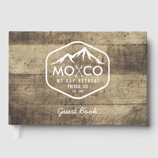 スキーレンタルハウス素朴ウッドカスタムマウンテン ゲストブック (正面)