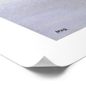 スキーレーシングラットおもしろいのユニークなアートスキー絵画ラット ポスター (角)