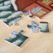 スキーロッジスノーマウンテン1014 pcsパズル ジグソーパズル (側面)