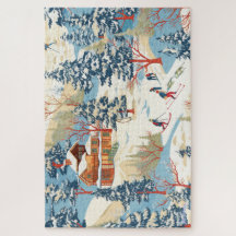 スキーロッジスノーマウンテン1014 pcsパズル