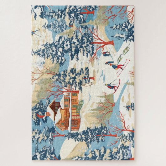 スキーロッジスノーマウンテン1014 pcsパズル ジグソーパズル (縦)