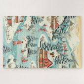 スキーロッジスノーマウンテン1014 pcsパズル ジグソーパズル (横)