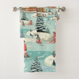 スキーロッジバスタオルのセット バスタオルセット