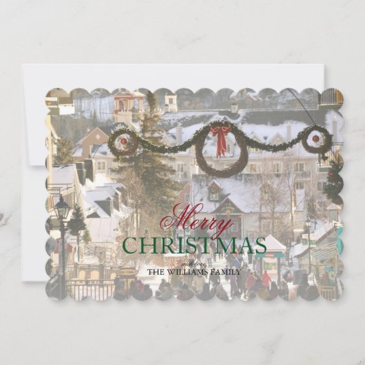 スキーヴィレッジアットクリストマスタイムinケベック シーズンカード (正面)