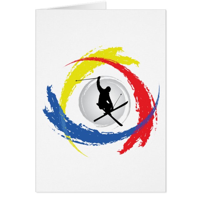 スキー三色の紋章 (正面)