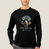 スキー中に半日も失ったペンギンTシャツ トライブレンドTシャツ (正面)