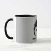 スキー事故がすぐ大きなコーヒーマグを得る マグカップ (左)