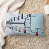 スキー公園のリフト ランバークッション (ブランケット)