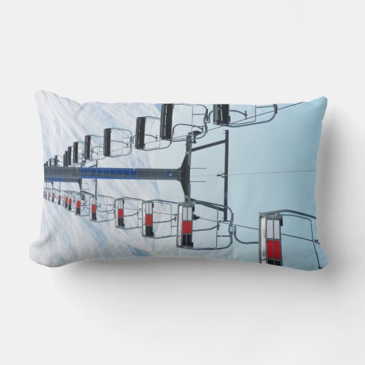 スキー公園のリフト ランバークッション (正面)