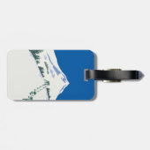 スキー冬場面荷物のラベル ラゲッジタグ (裏面横)