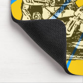 スキー冬季スポーツのマウスパッドのスキーブーツ マウスパッド (コーナー)