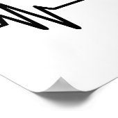 スキー周波数 ポスター (角)