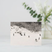 スキー場おもしろい ポストカード (スタンド正面)