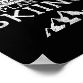 スキー場で老後設計中 ポスター (角)