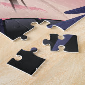 スキー場にキーストーン ジグソーパズル (側面)