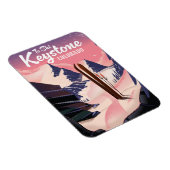 スキー場にキーストーン マグネット (右側)