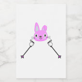 スキー場のあるウサギ フードラベル (シングルラベル)