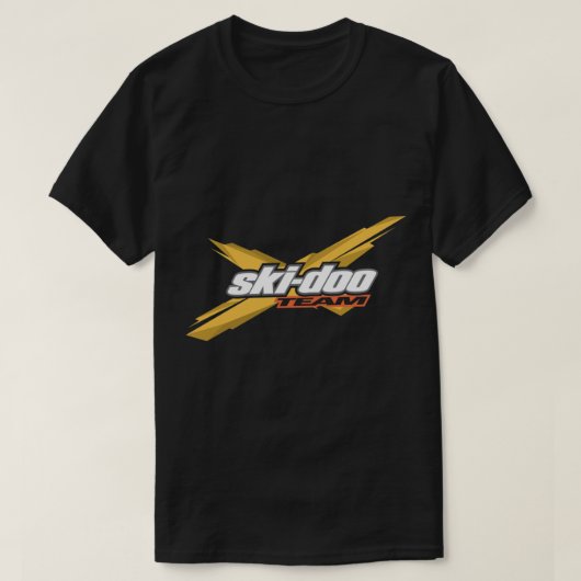 スキー場のチームロゴ Tシャツ (デザイン正面)