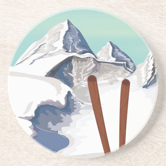 スキー場の山々 コースター (正面)