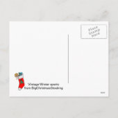 スキー場の準備ができている シーズンポストカード (裏面)