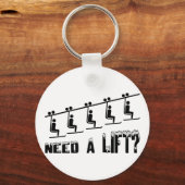 スキー場を必要とする キーホルダー (正面)