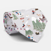 スキー場ゲレンデ ネクタイ (ロール)