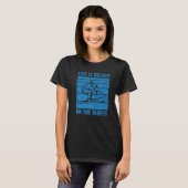 スキー場スキー Tシャツ (正面フル)